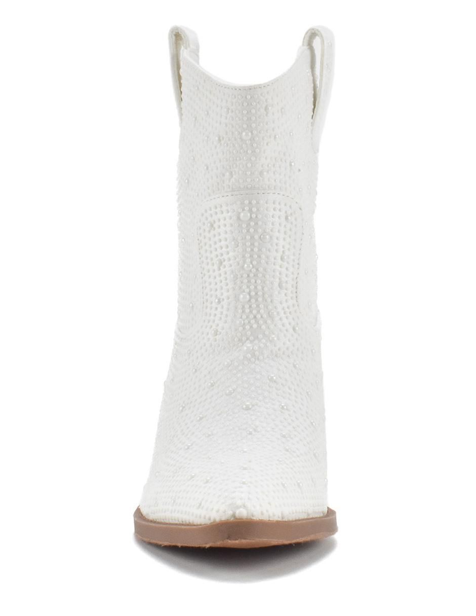 Bota cowboy arriba del tobillo para mujer 4