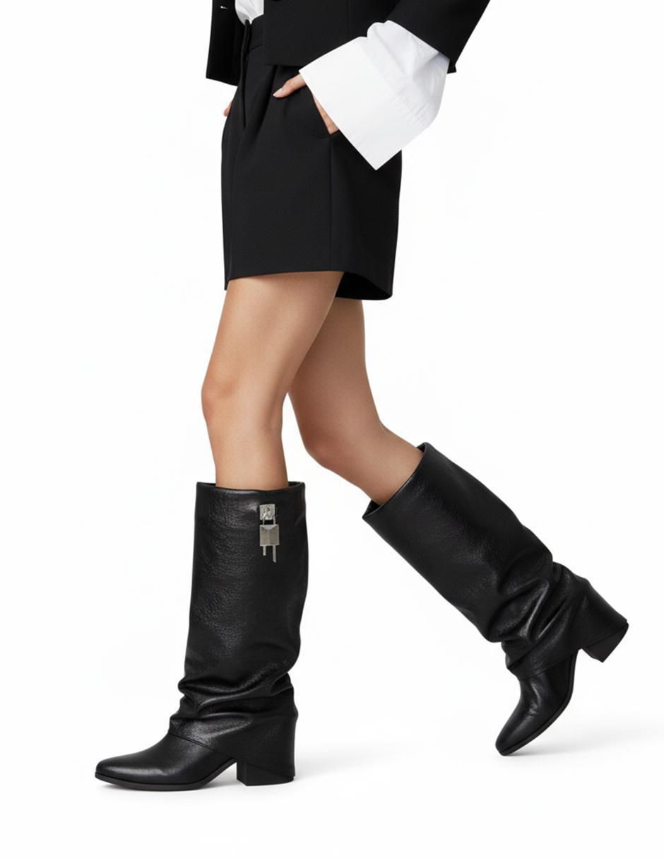 Bota abajo de la rodilla para mujer 13