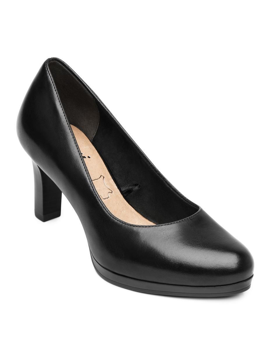 Zapatilla de piel