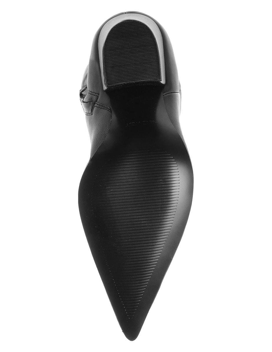 Bota abajo de la rodilla de piel para mujer 2