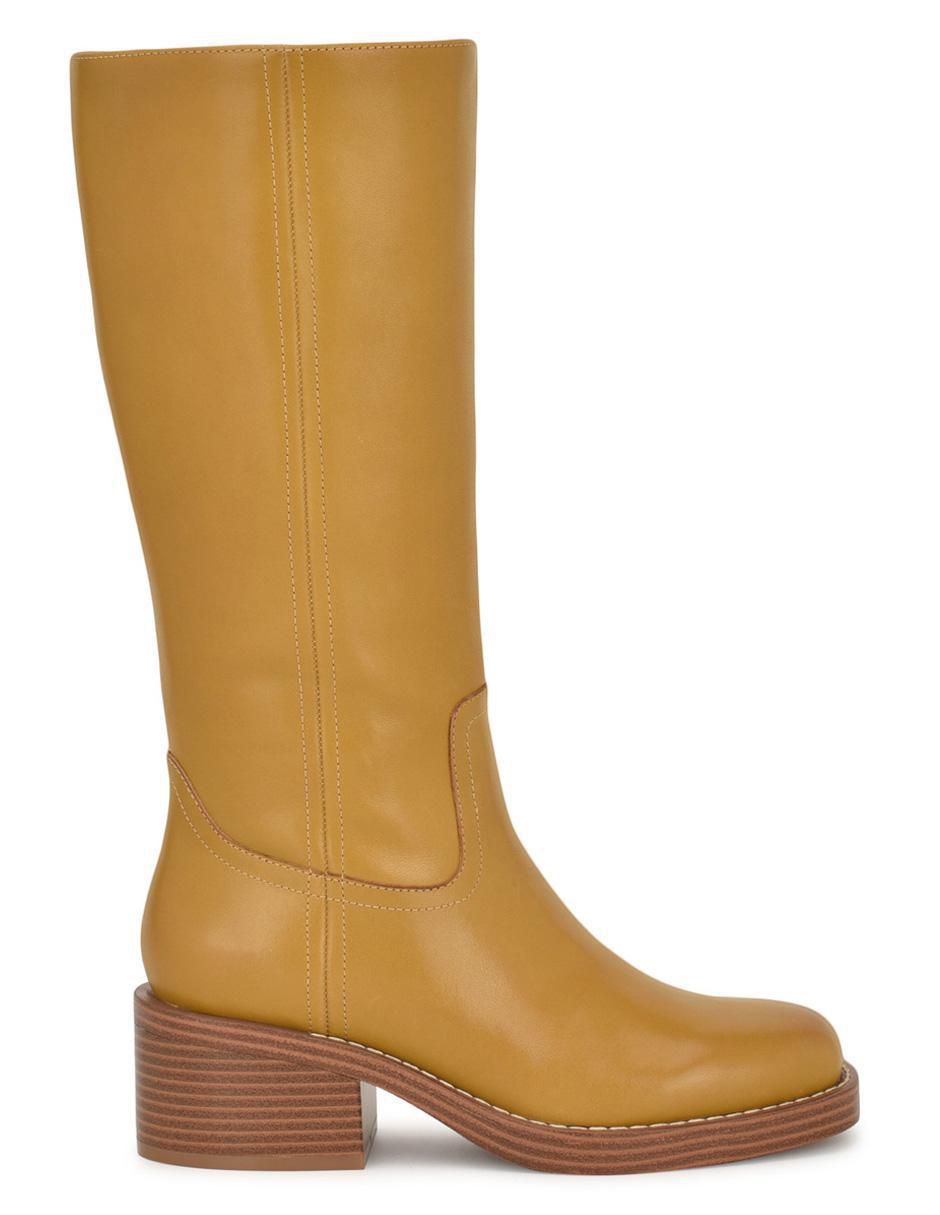 Bota abajo de la rodilla nine west no aplica "de" piel "para mujer"