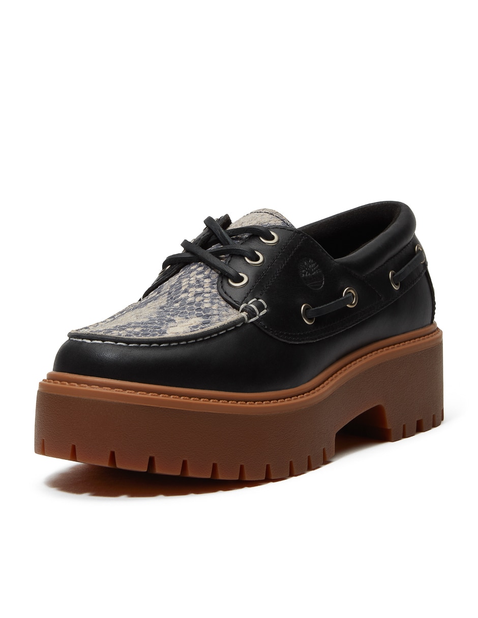Mocasín Stone Street de piel para mujer 5