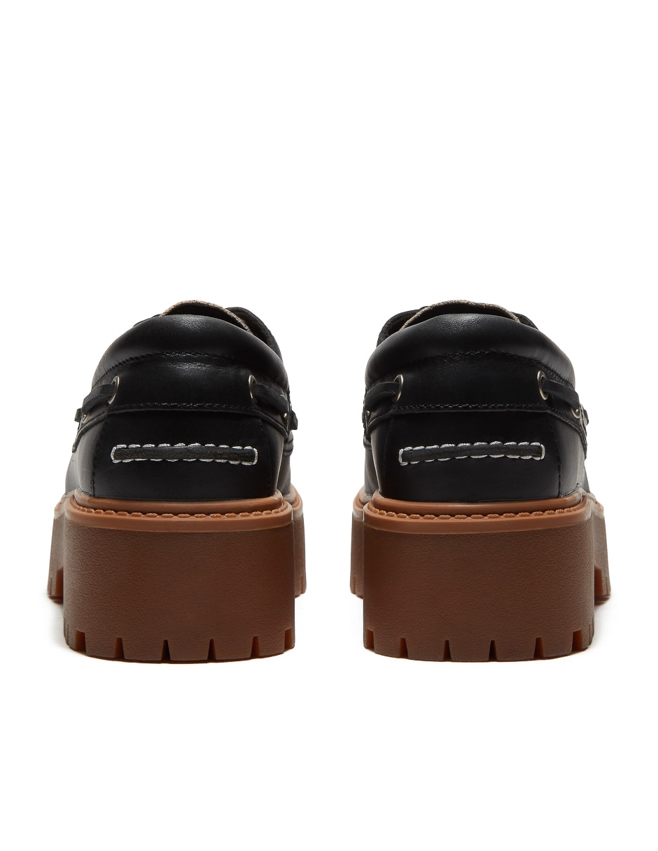 Mocasín Stone Street de piel para mujer 7