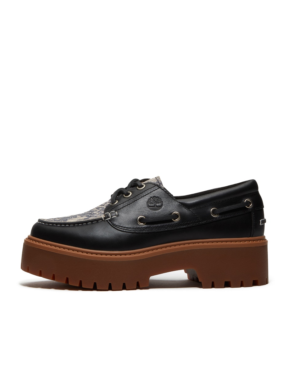 Mocasín Stone Street de piel para mujer 8