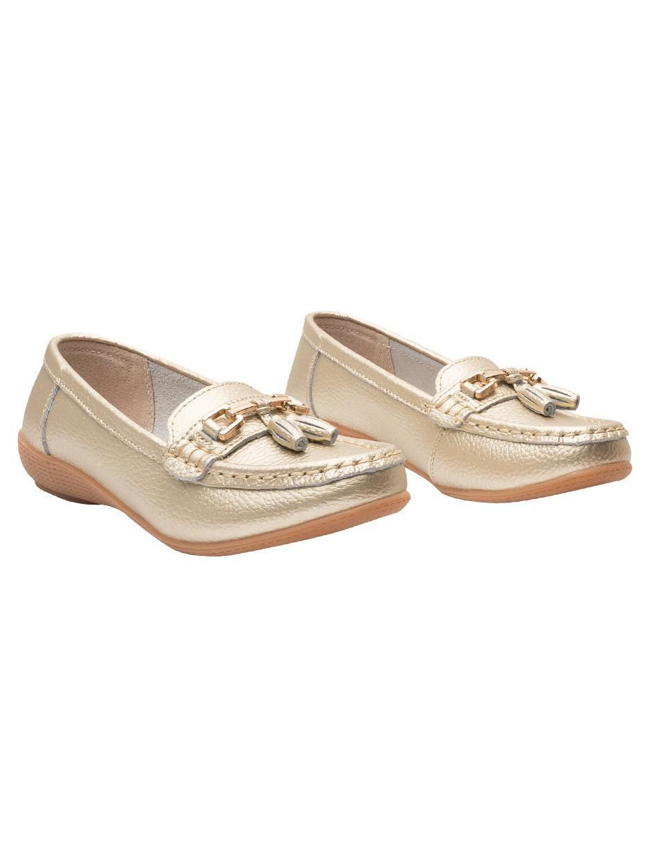 Mocasín de piel para mujer 4