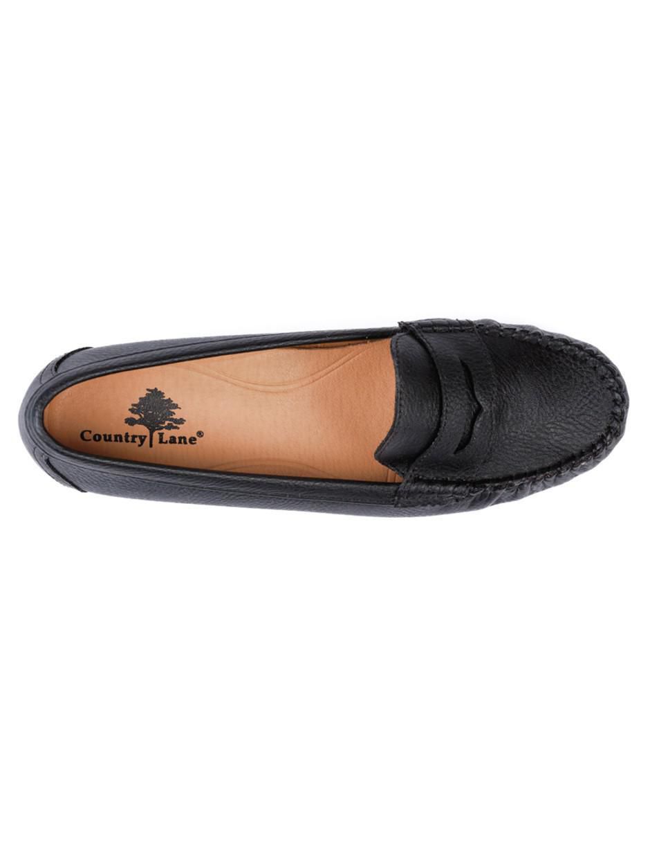 Mocasín Cane de piel para mujer 4