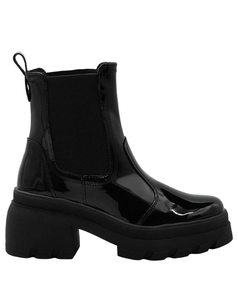 Bota combat arriba del tobillo Chunky para mujer 5