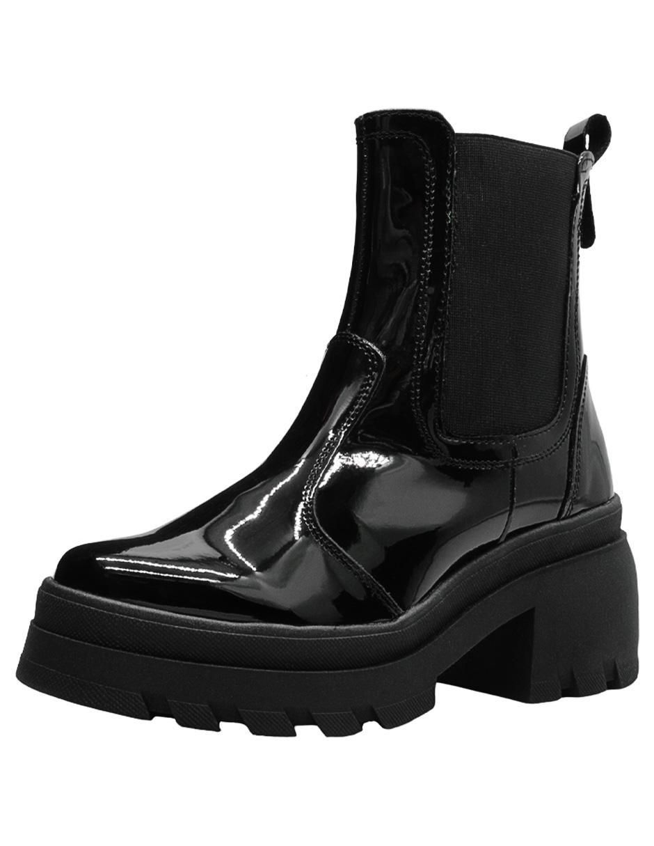 Bota combat arriba del tobillo Chunky para mujer 6