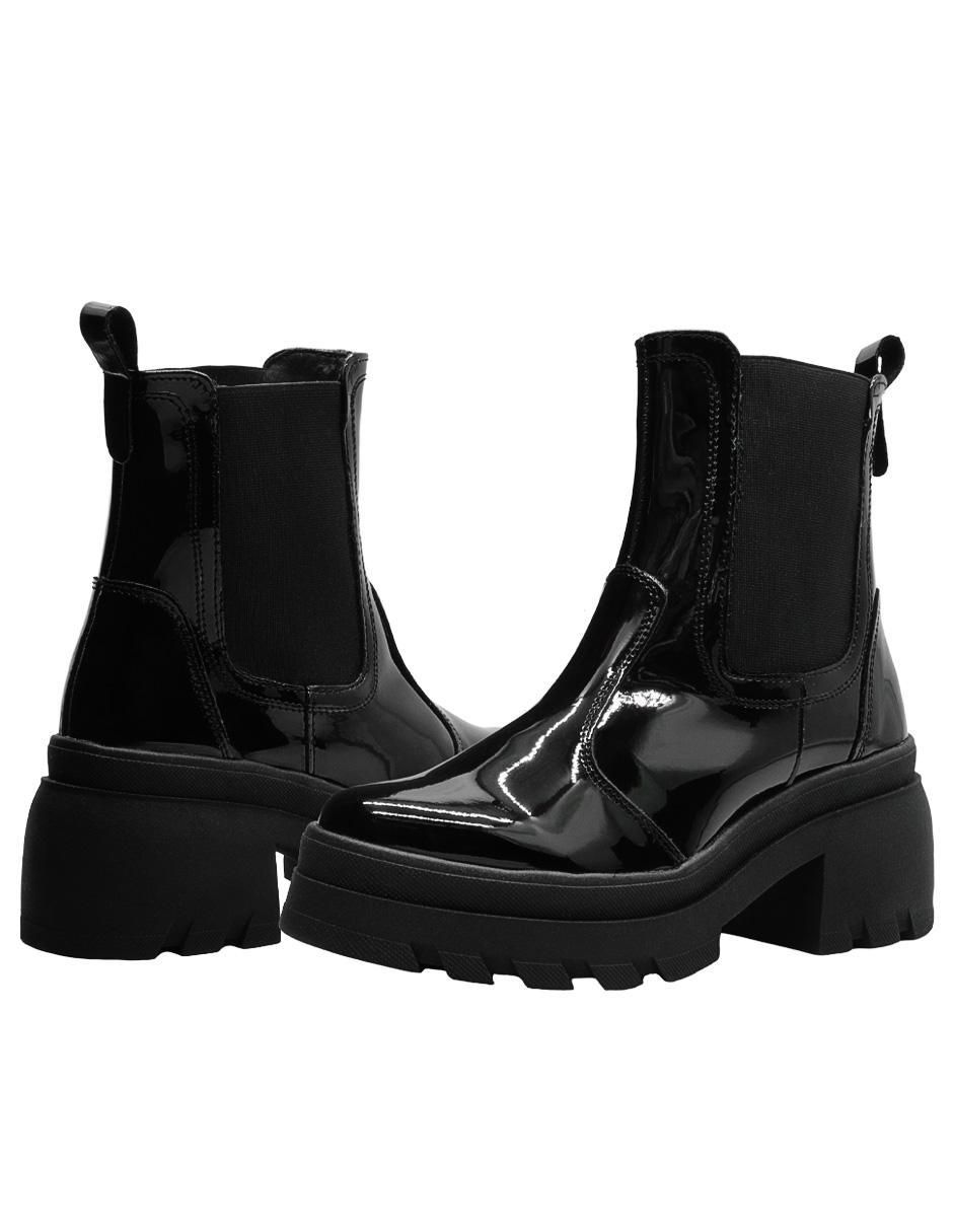 Bota combat arriba del tobillo Chunky para mujer 7
