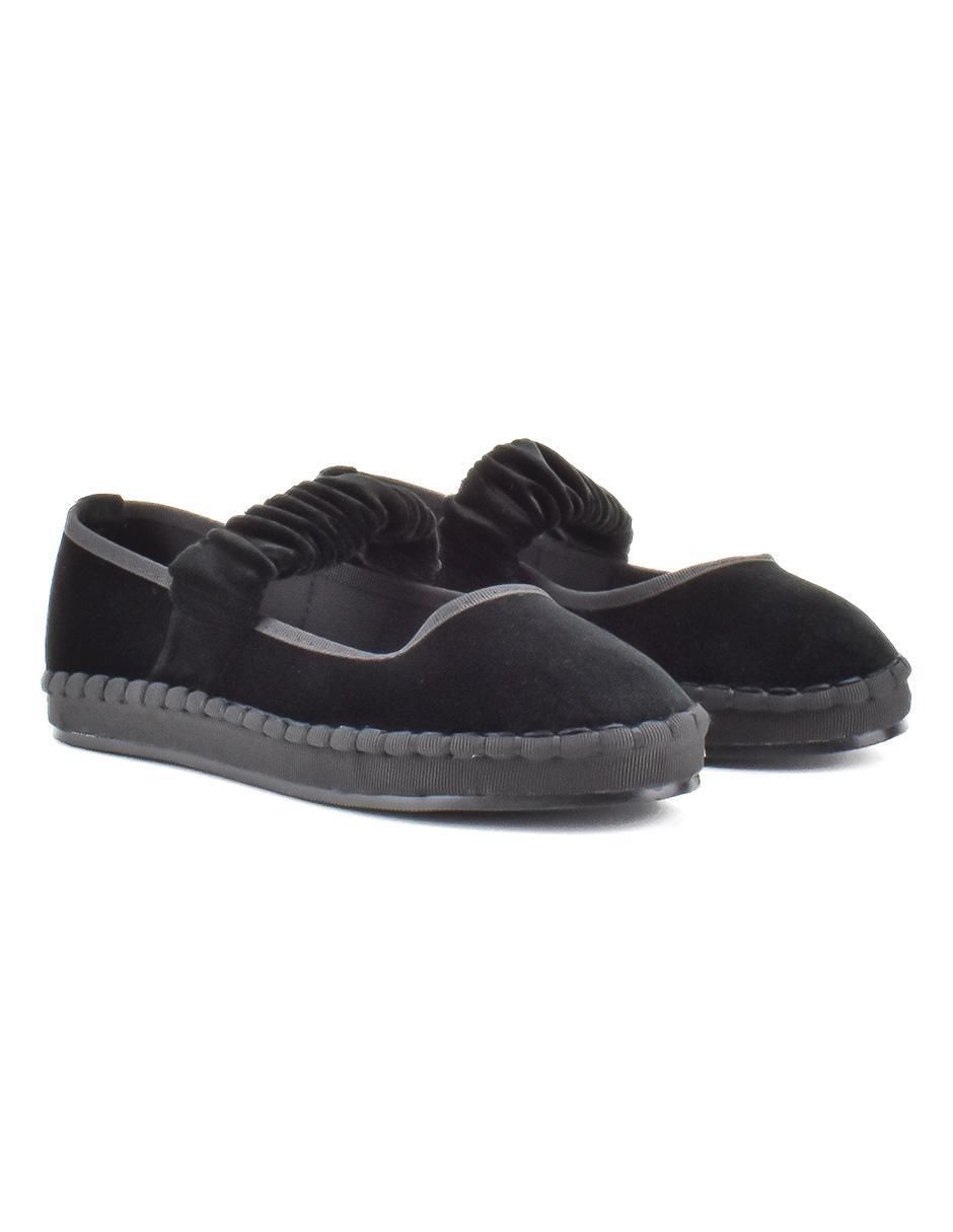 Balerina walki shoes sin familia "de" terciopelo "para mujer"