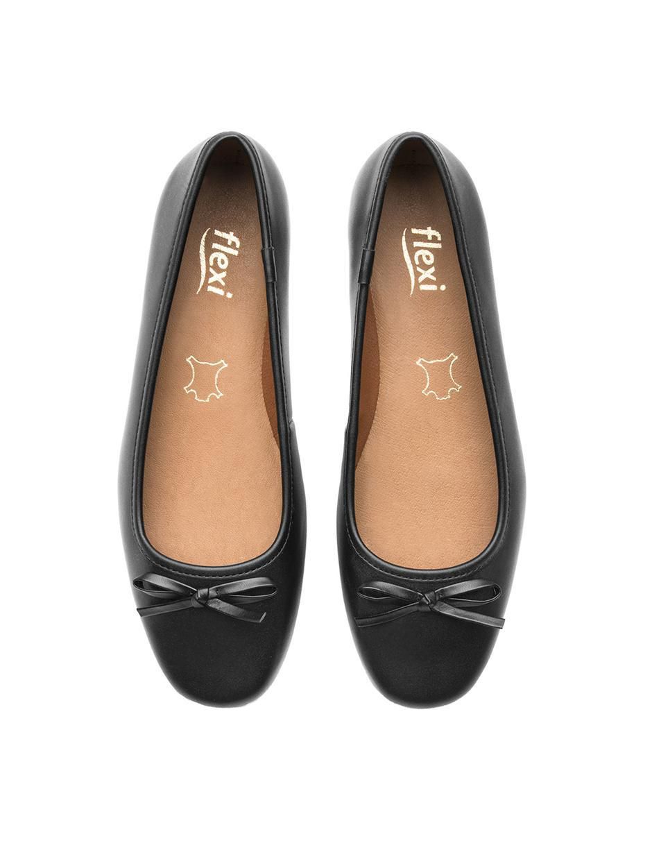 Balerina de piel para mujer 4