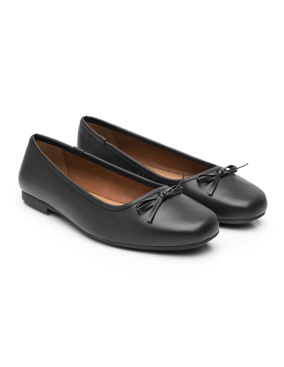 Balerina de piel para mujer 6