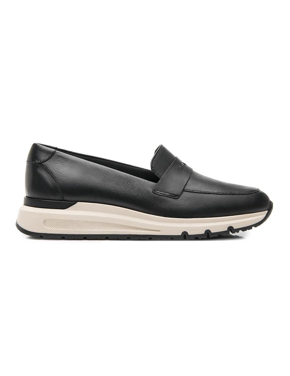 Mocasín de piel para mujer