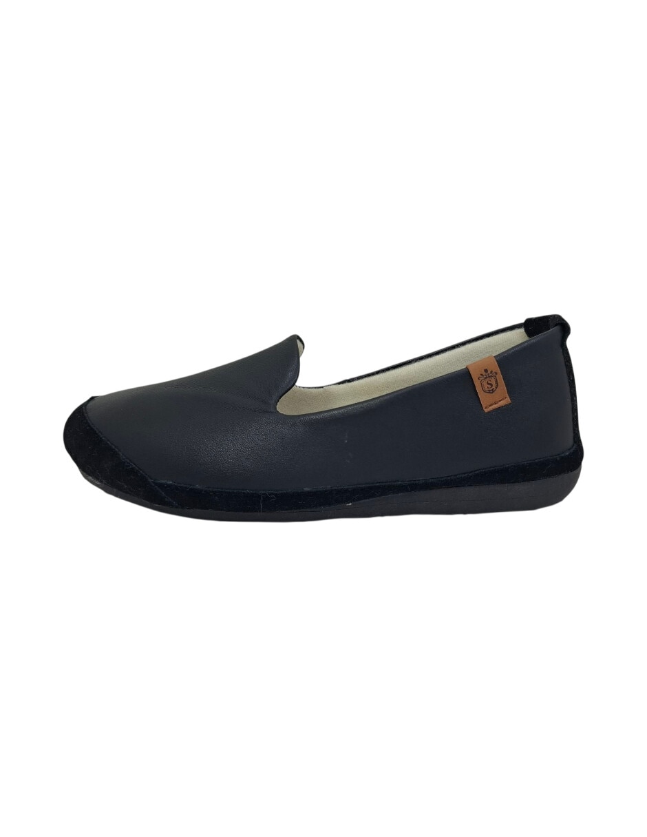 PANTUFLA STAHL 5094 PIEL, 22 CM, NEGRO