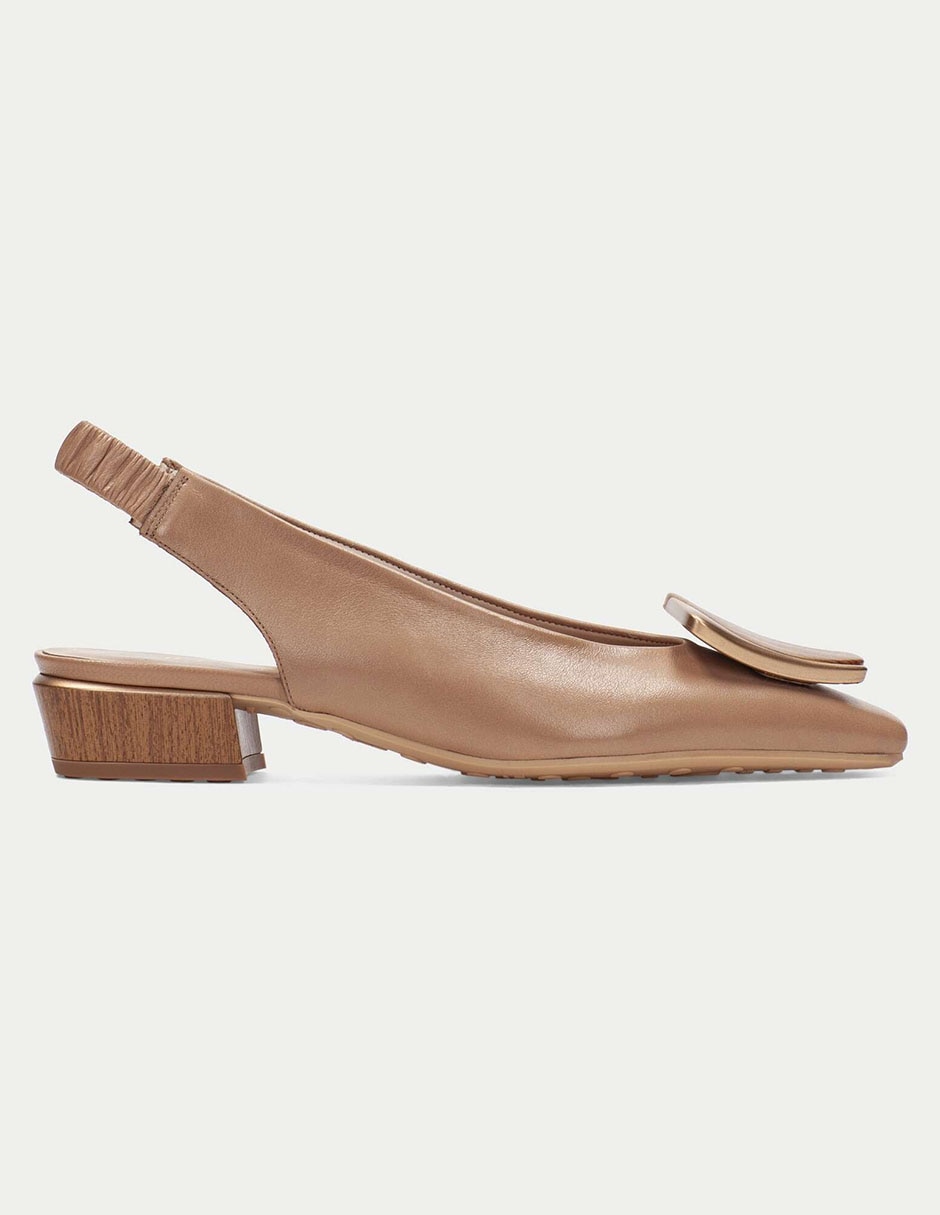 Zapato de tacón de piel para mujer