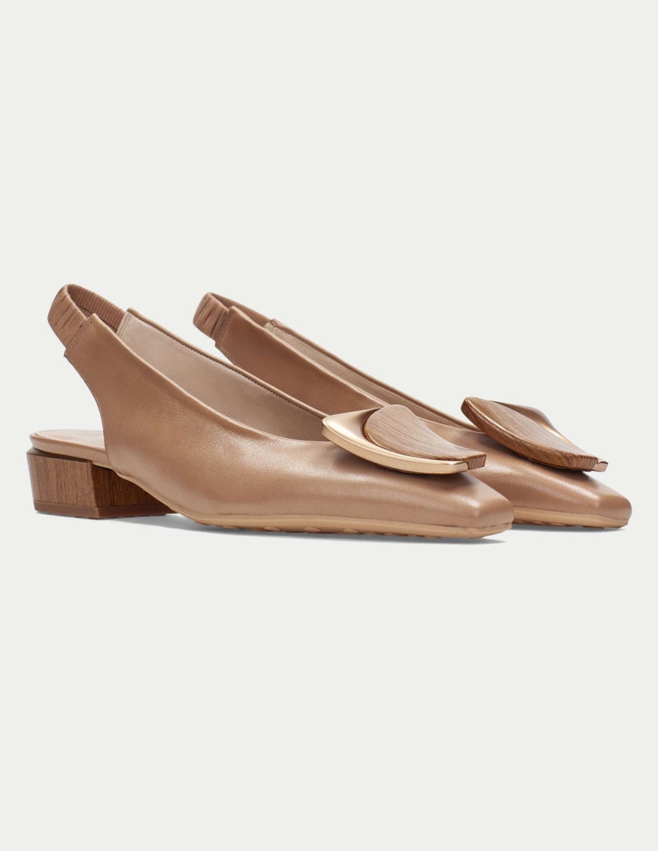 Zapato de tacón de piel para mujer 2
