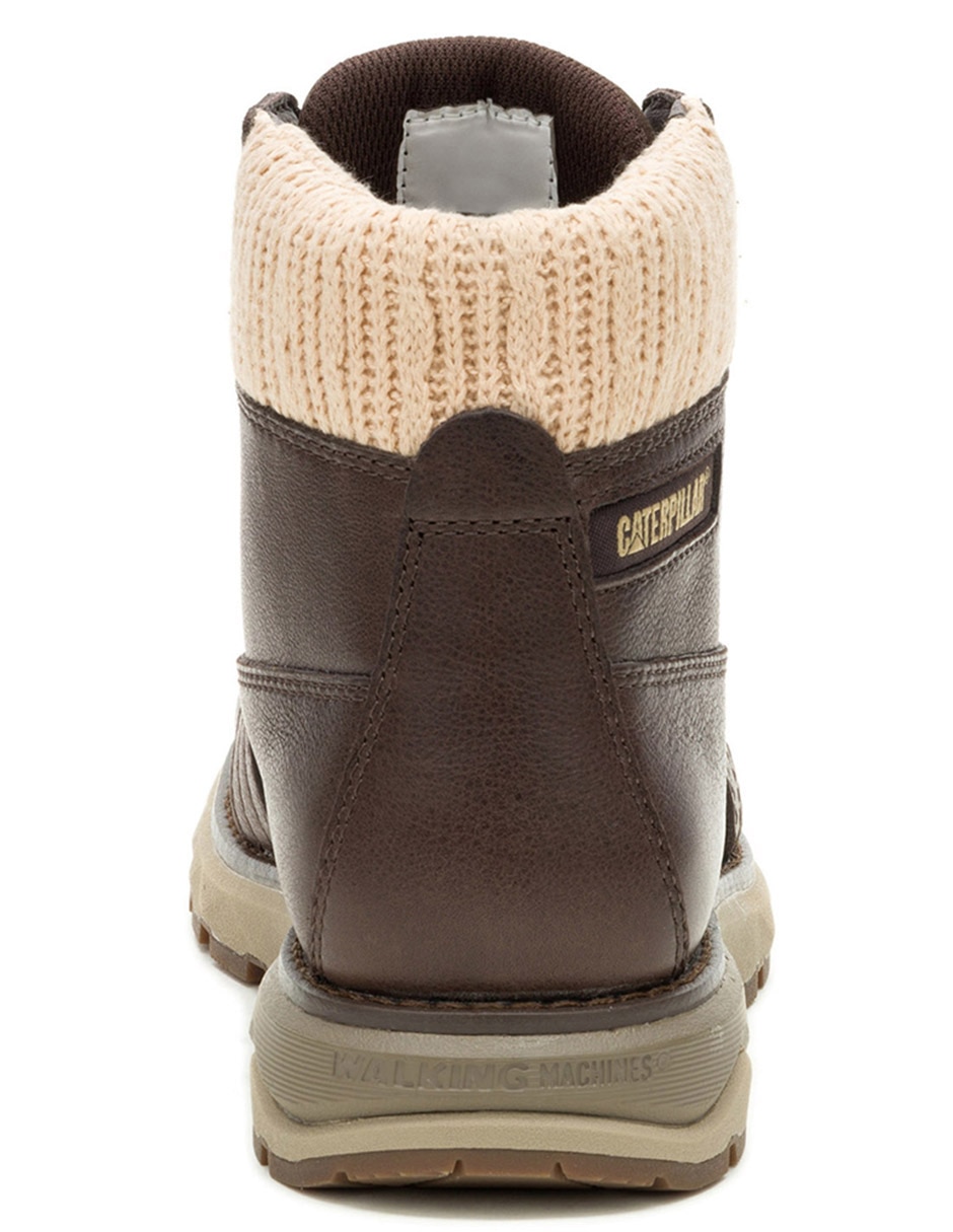 Bota arriba del tobillo de piel para mujer 3