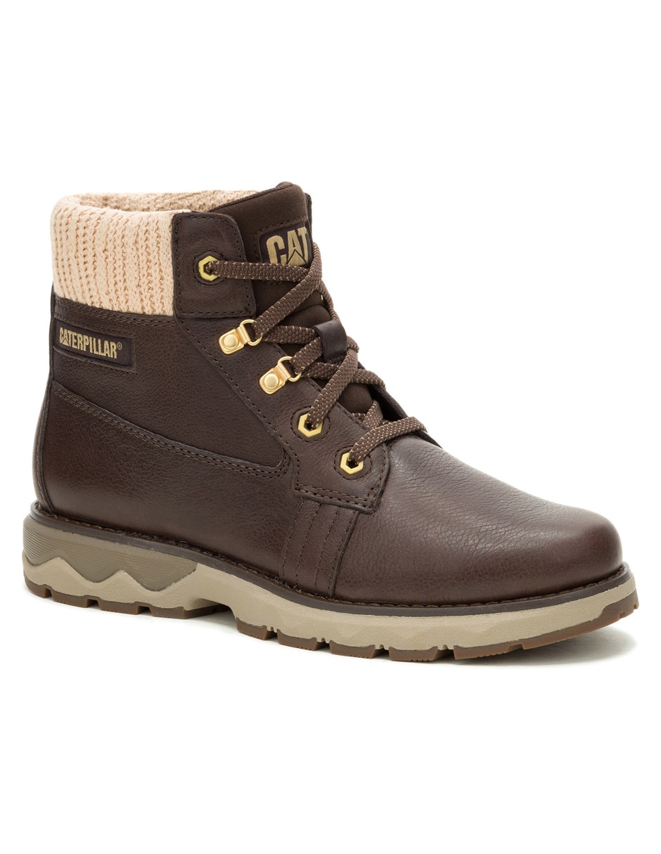 Bota arriba del tobillo de piel para mujer 5