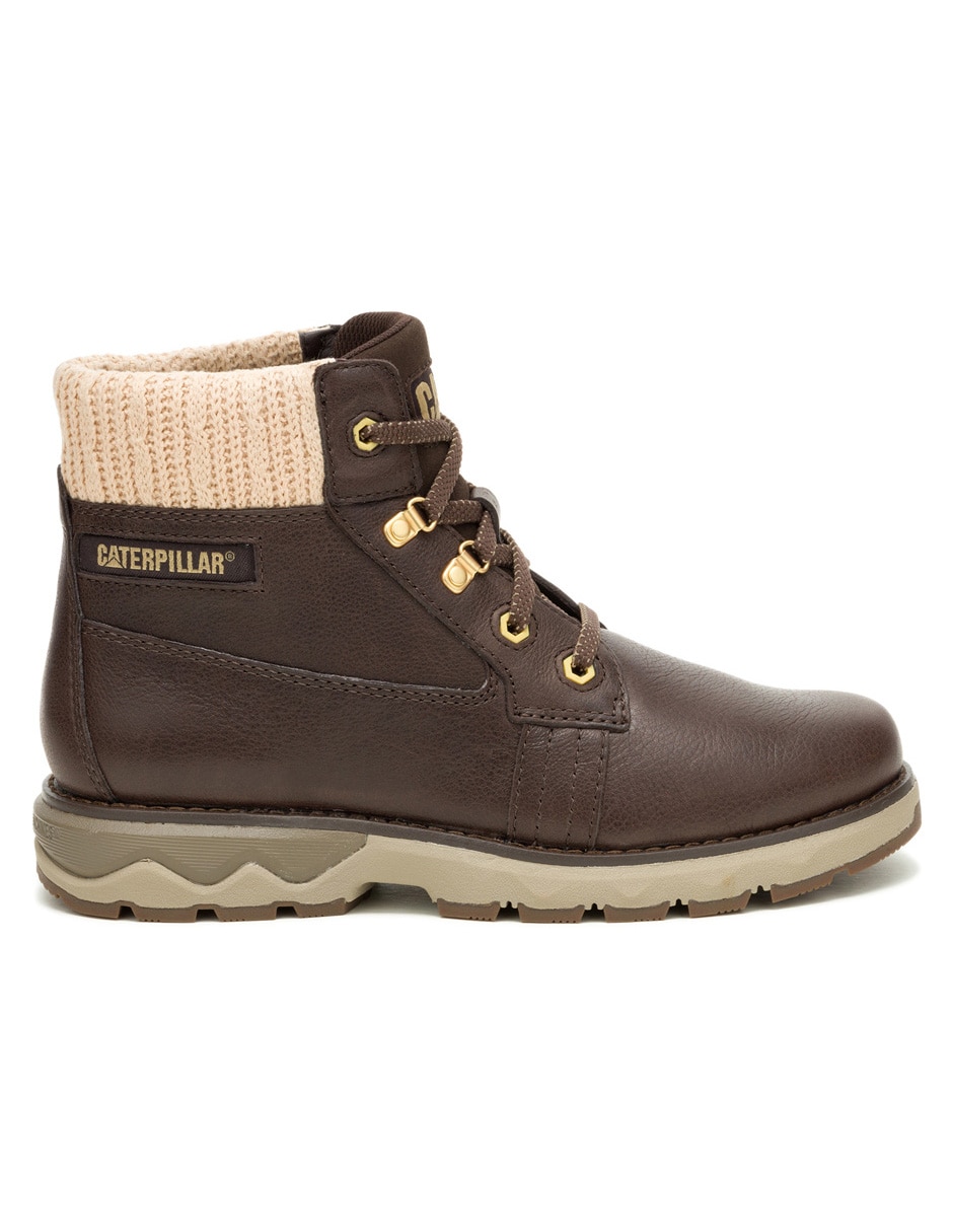 Bota arriba del tobillo de piel para mujer 6