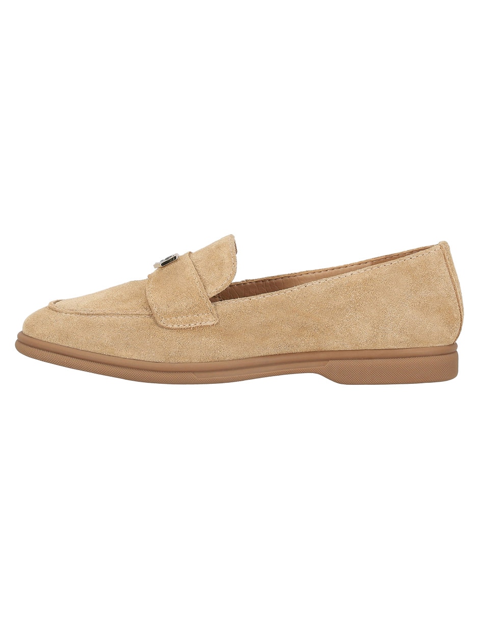 Mocasín de gamuza para mujer