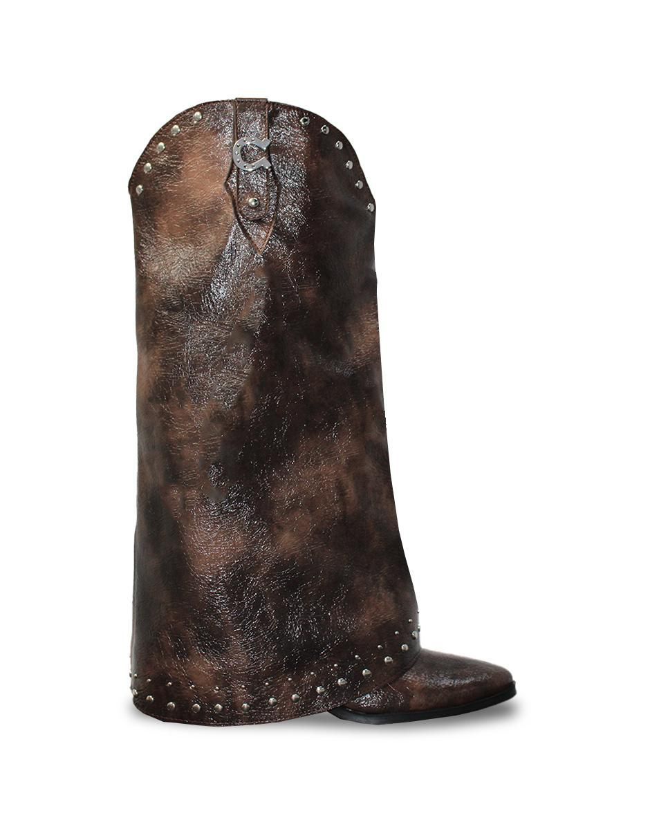 Bota cowboy abajo de la rodilla para mujer