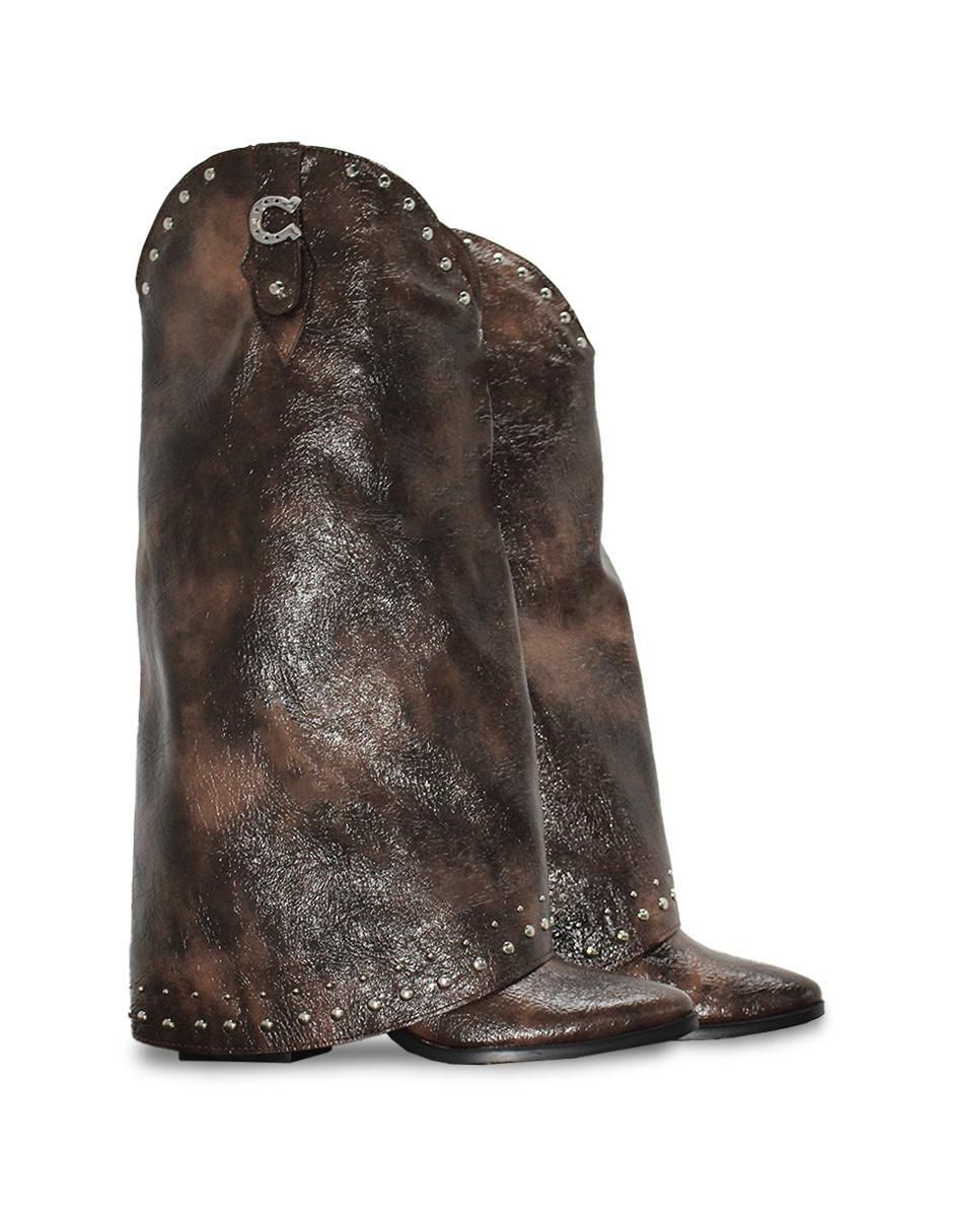 Bota cowboy abajo de la rodilla para mujer 5
