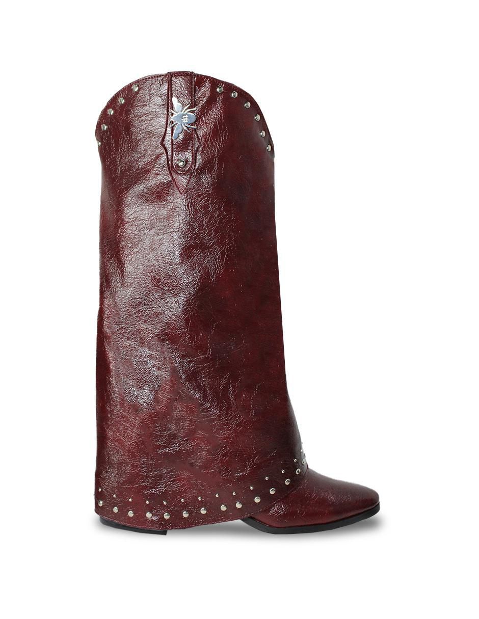 Bota cowboy abajo de la rodilla para mujer