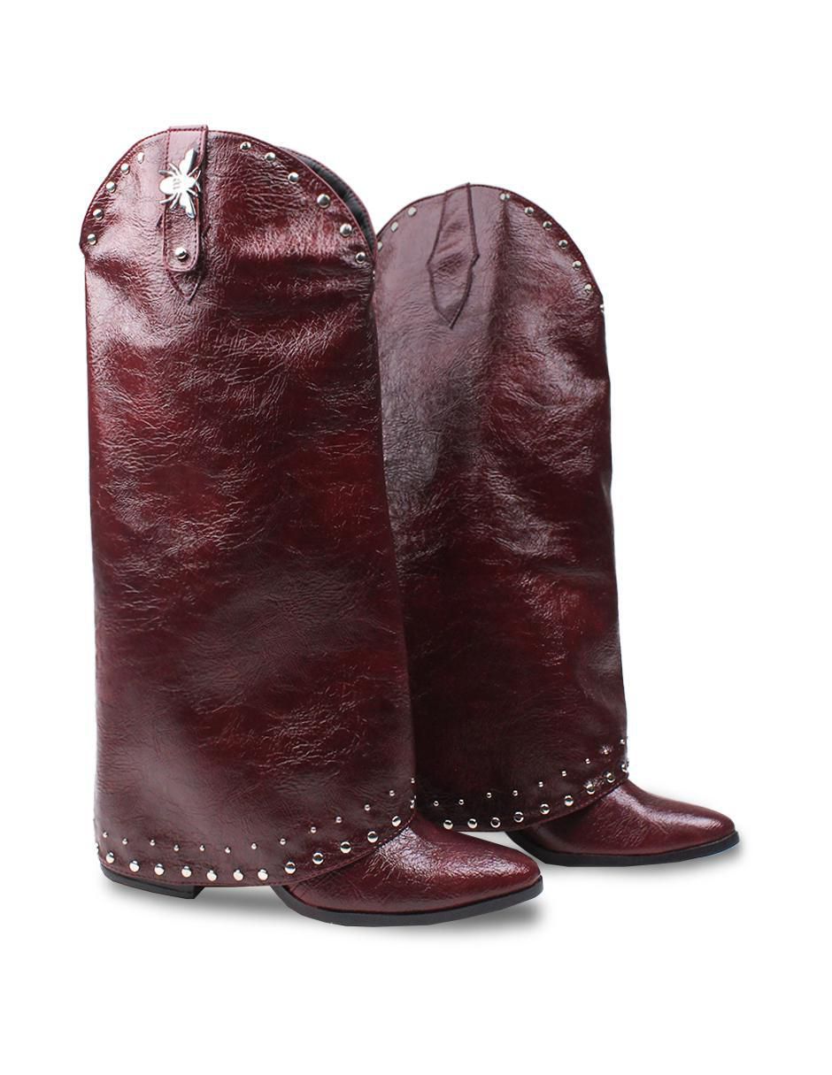 Bota cowboy abajo de la rodilla para mujer 4