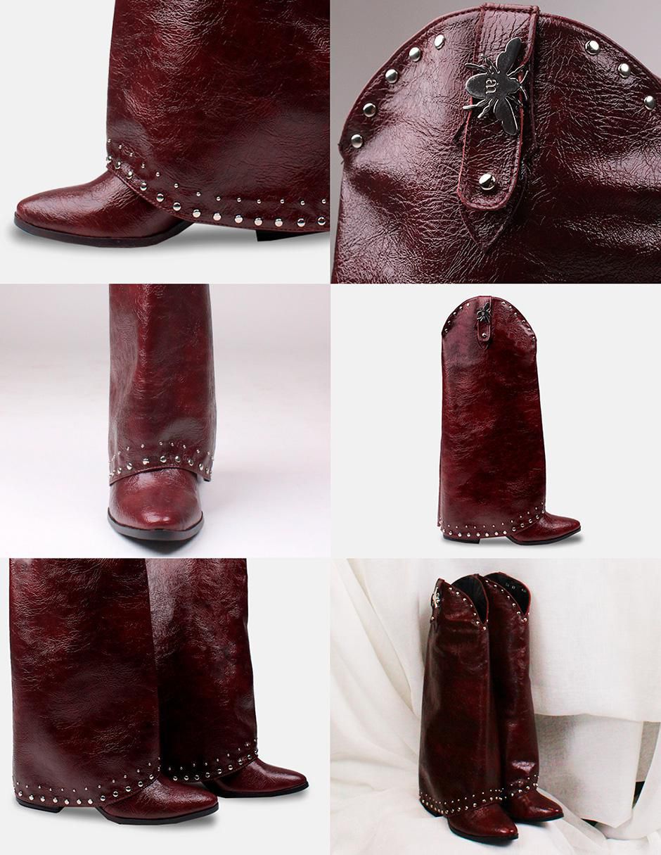 Bota cowboy abajo de la rodilla para mujer 9