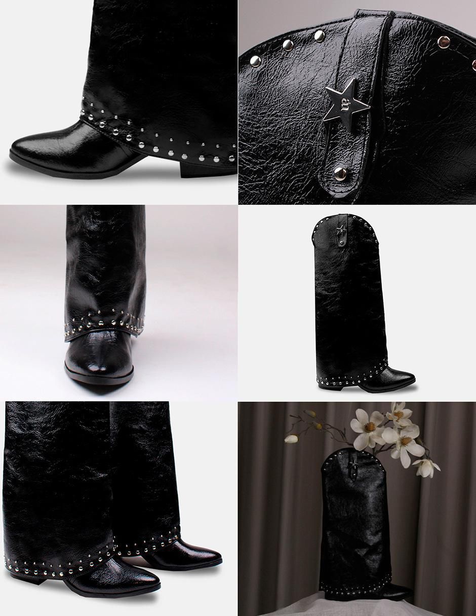 Bota cowboy abajo de la rodilla para mujer 10