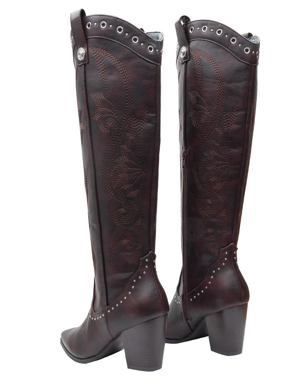 Bota cowboy abajo de la rodilla para mujer 2