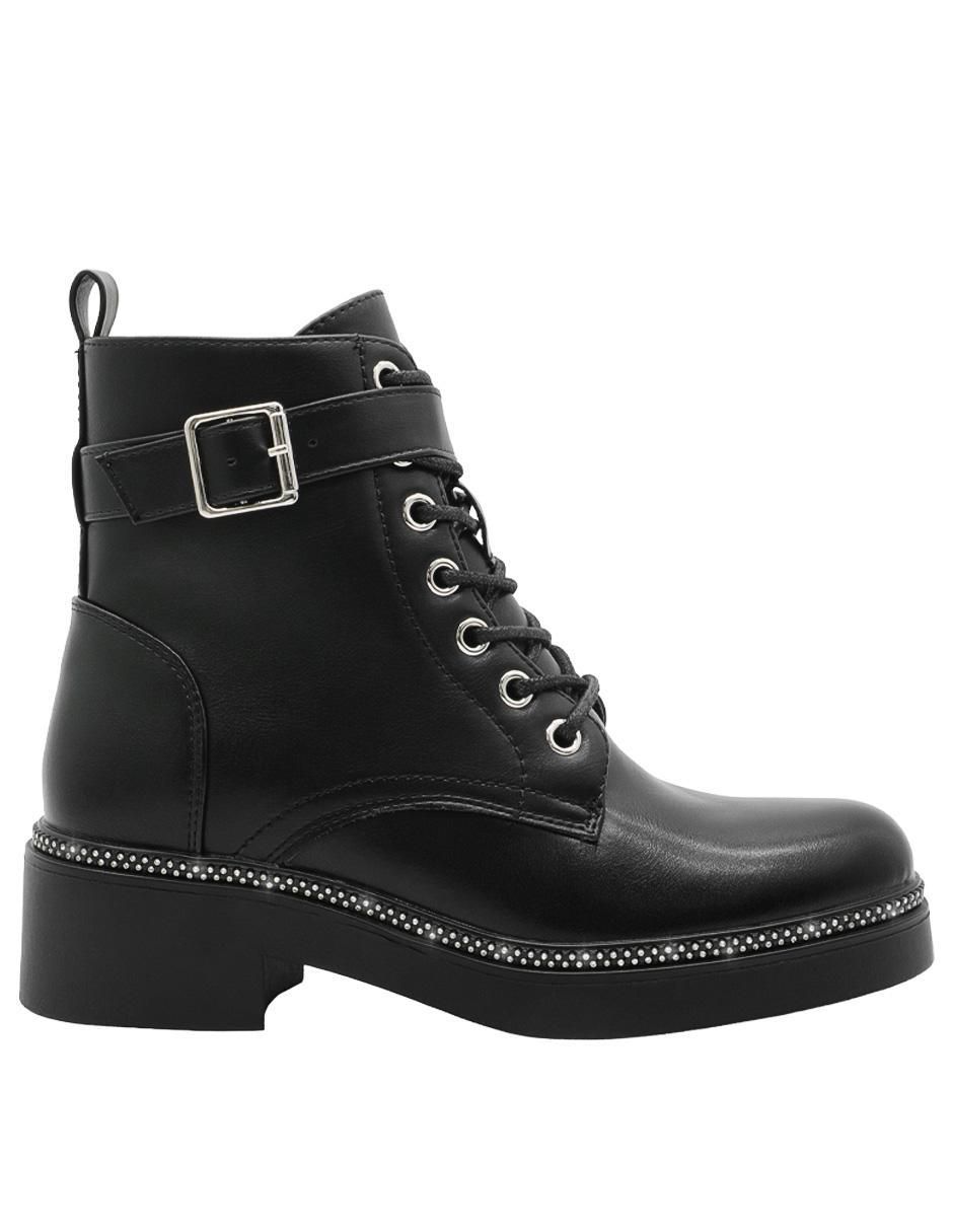 Bota combat arriba del tobillo Chic para mujer 7