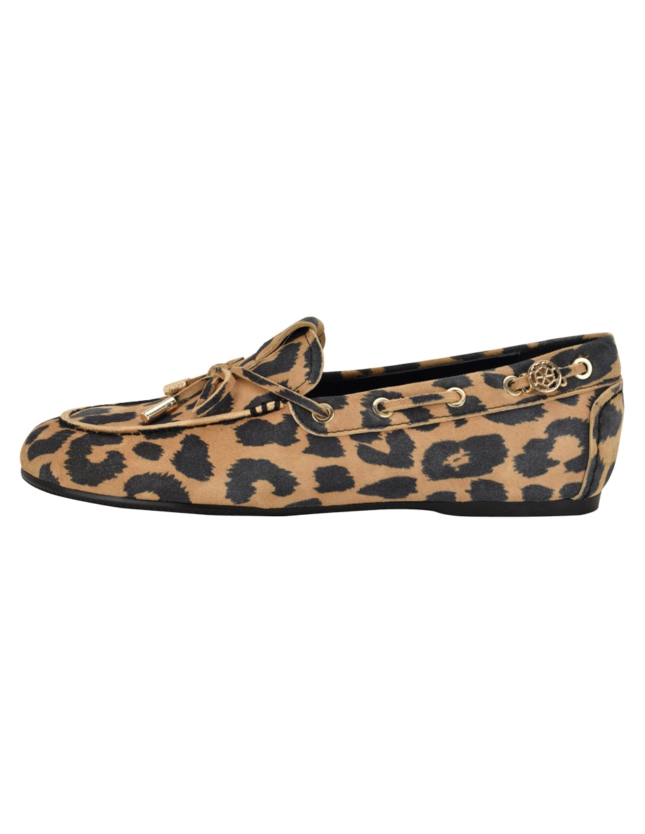 Mocasín de piel para mujer