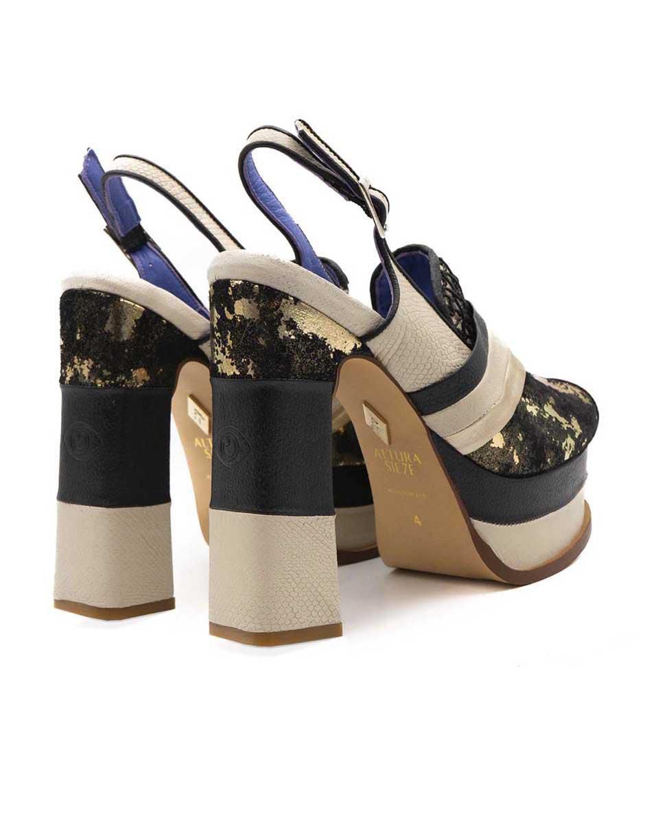 Zapatilla de piel 4