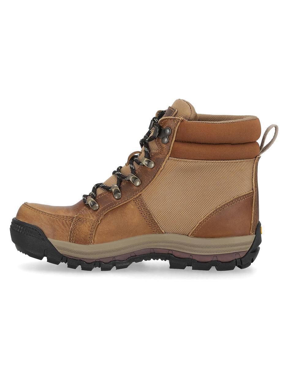 Bota arriba del tobillo de piel para mujer 4