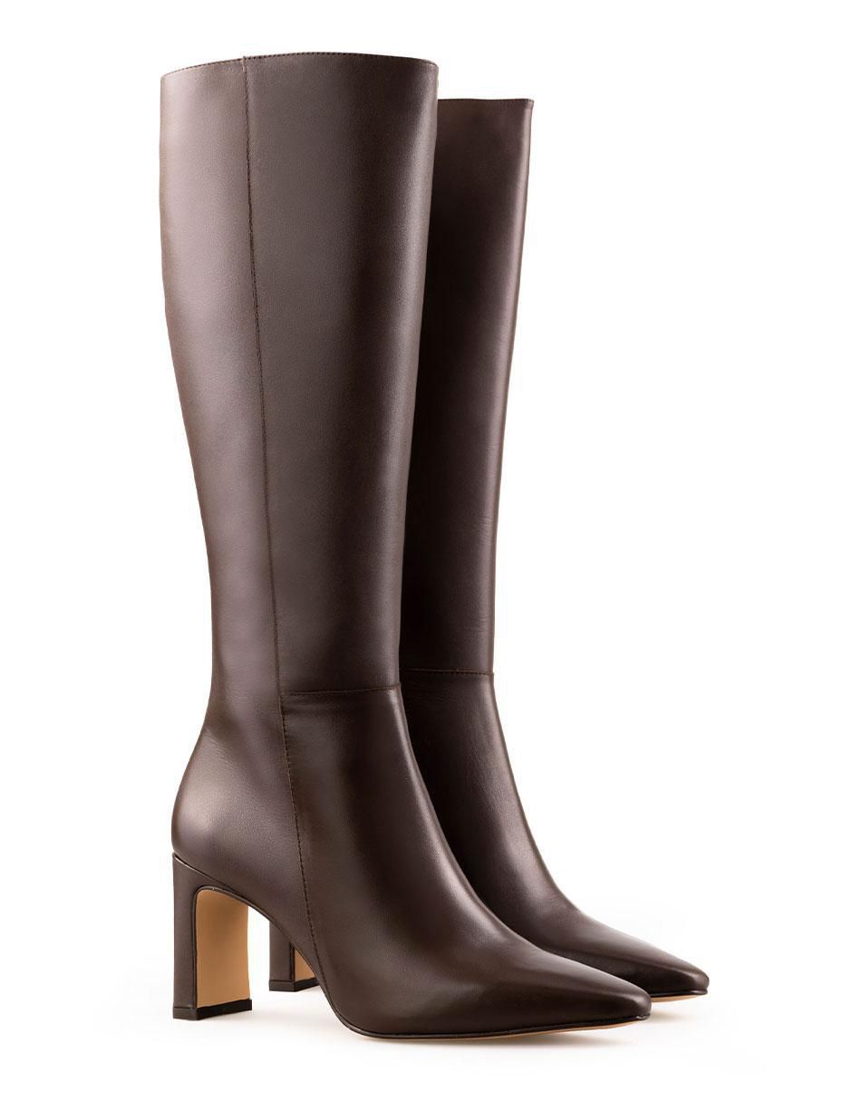 Bota a la rodilla de piel para mujer 5