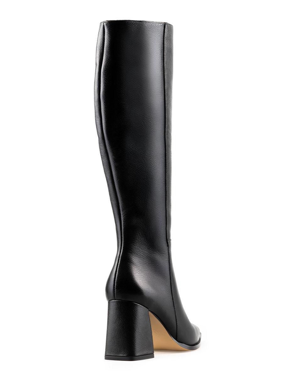 Bota a la rodilla de piel para mujer 4
