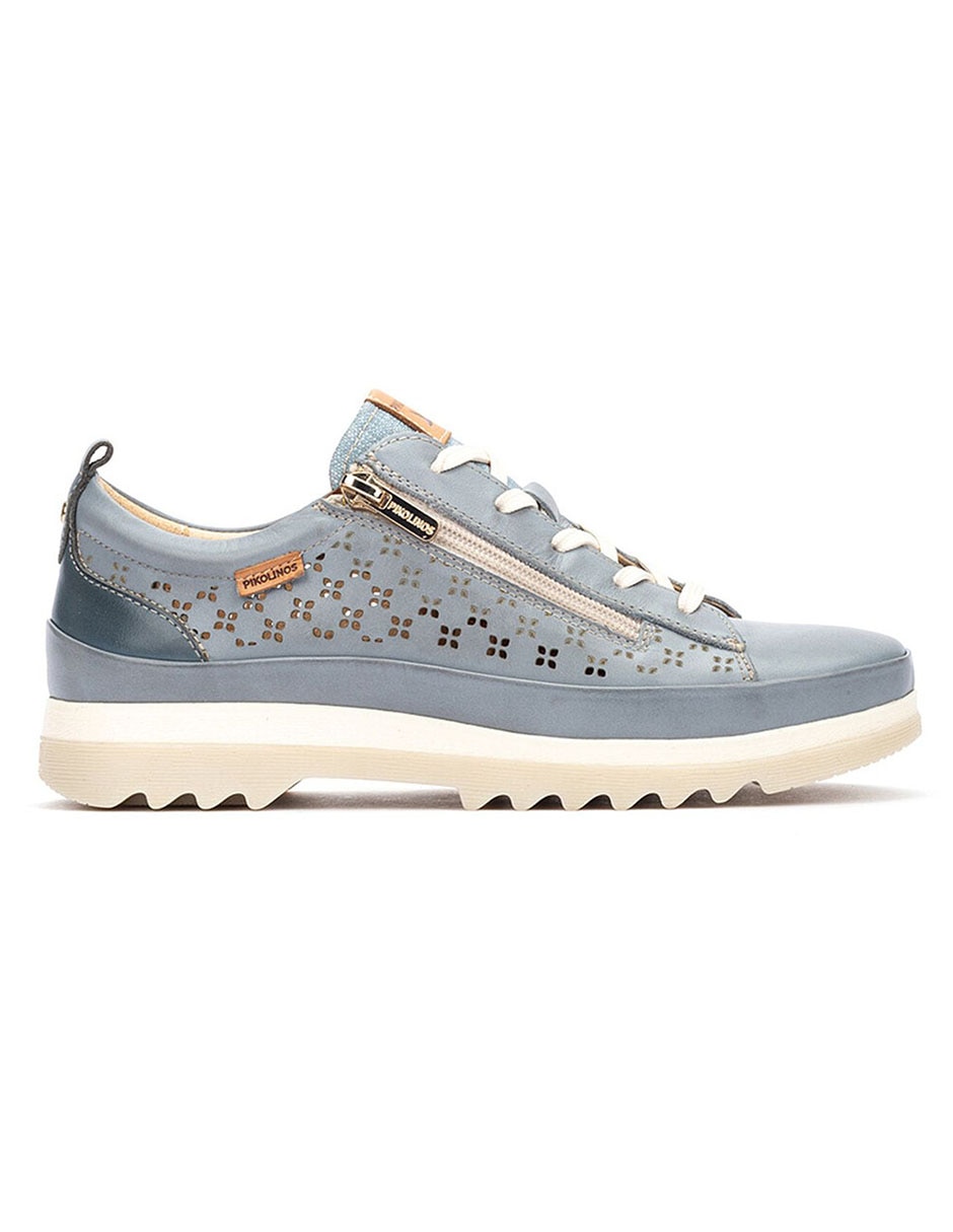 Mocasín de piel para mujer