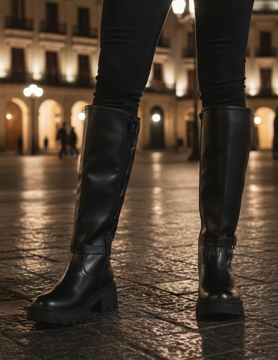 Bota abajo de la rodilla para mujer 2
