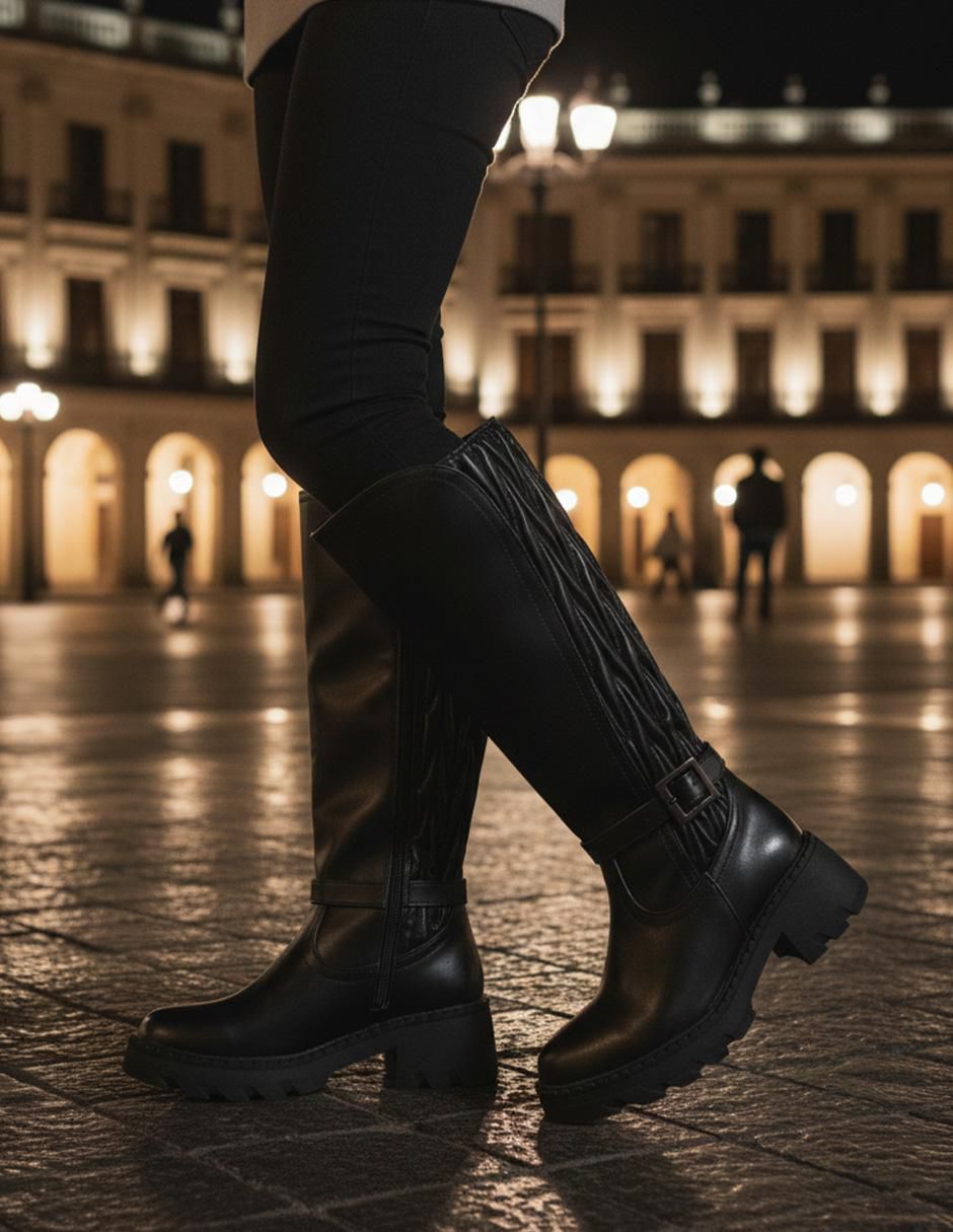 Bota abajo de la rodilla para mujer 3