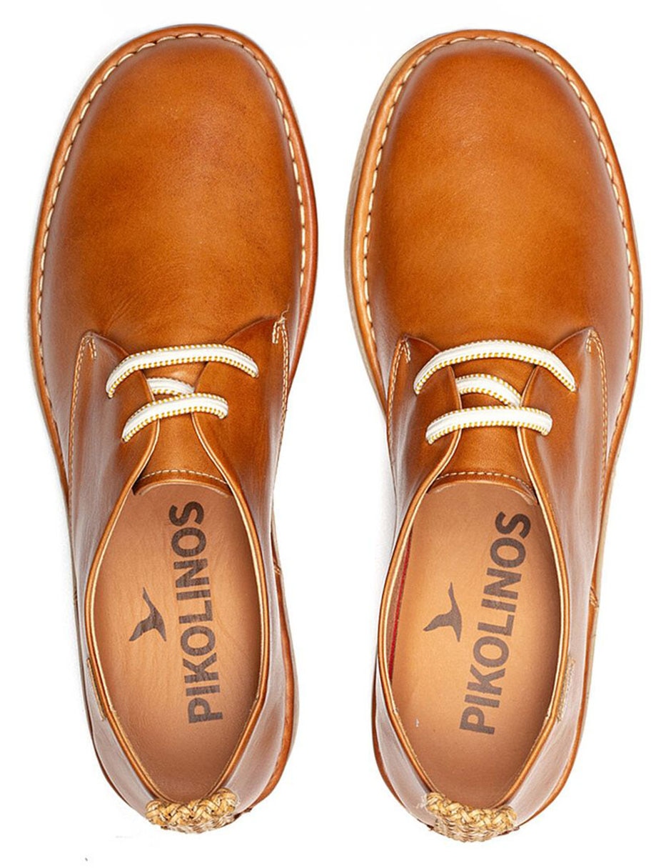 ZAPATO PLANO PIKOLINOS, 22 CM, BRANDY