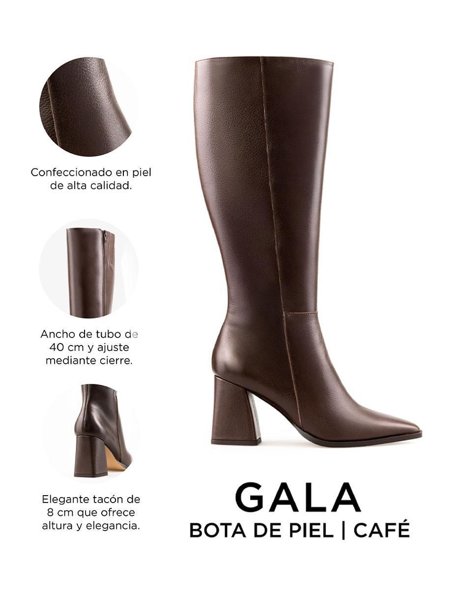 Bota a la rodilla de piel para mujer 2