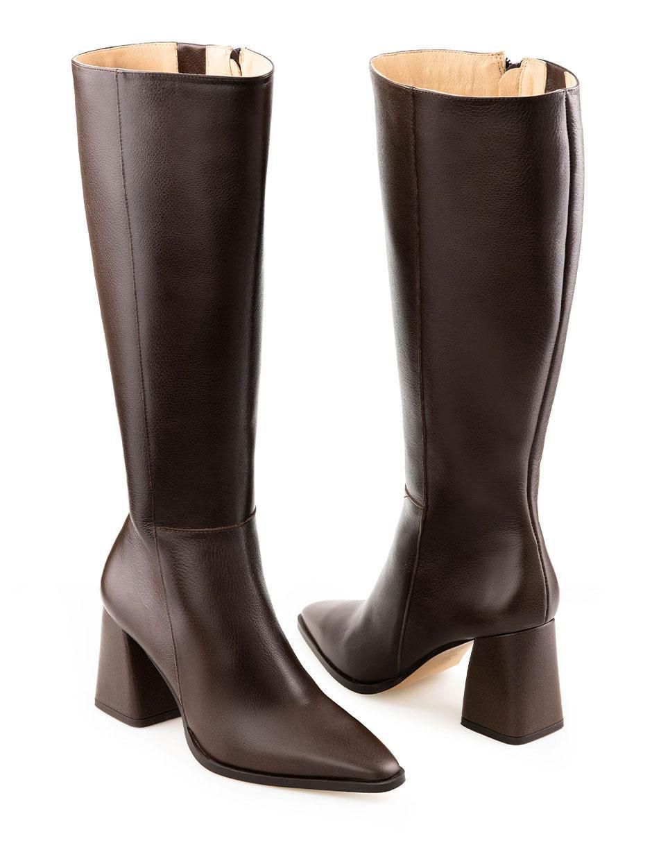 Bota a la rodilla de piel para mujer 3