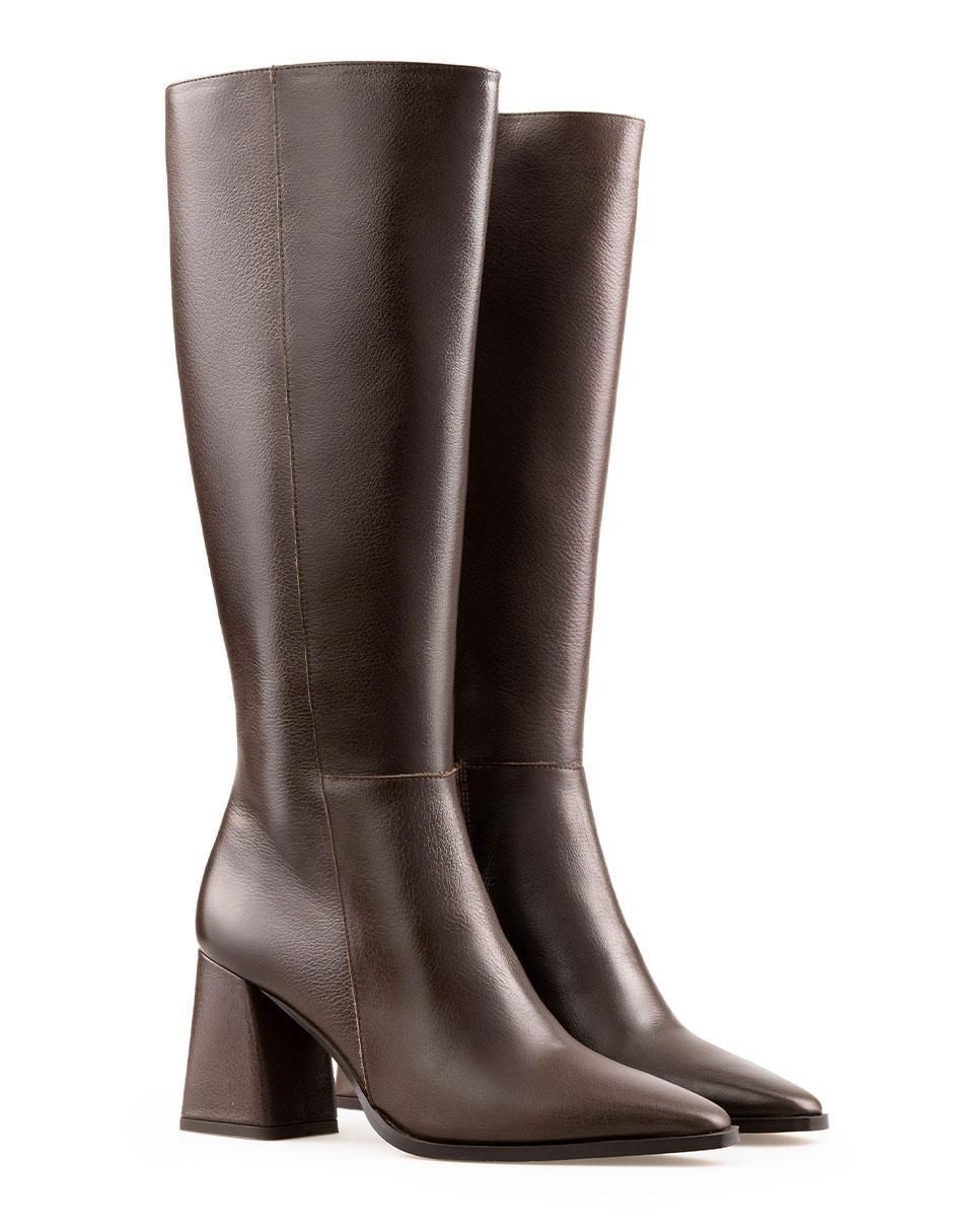 Bota a la rodilla de piel para mujer 5