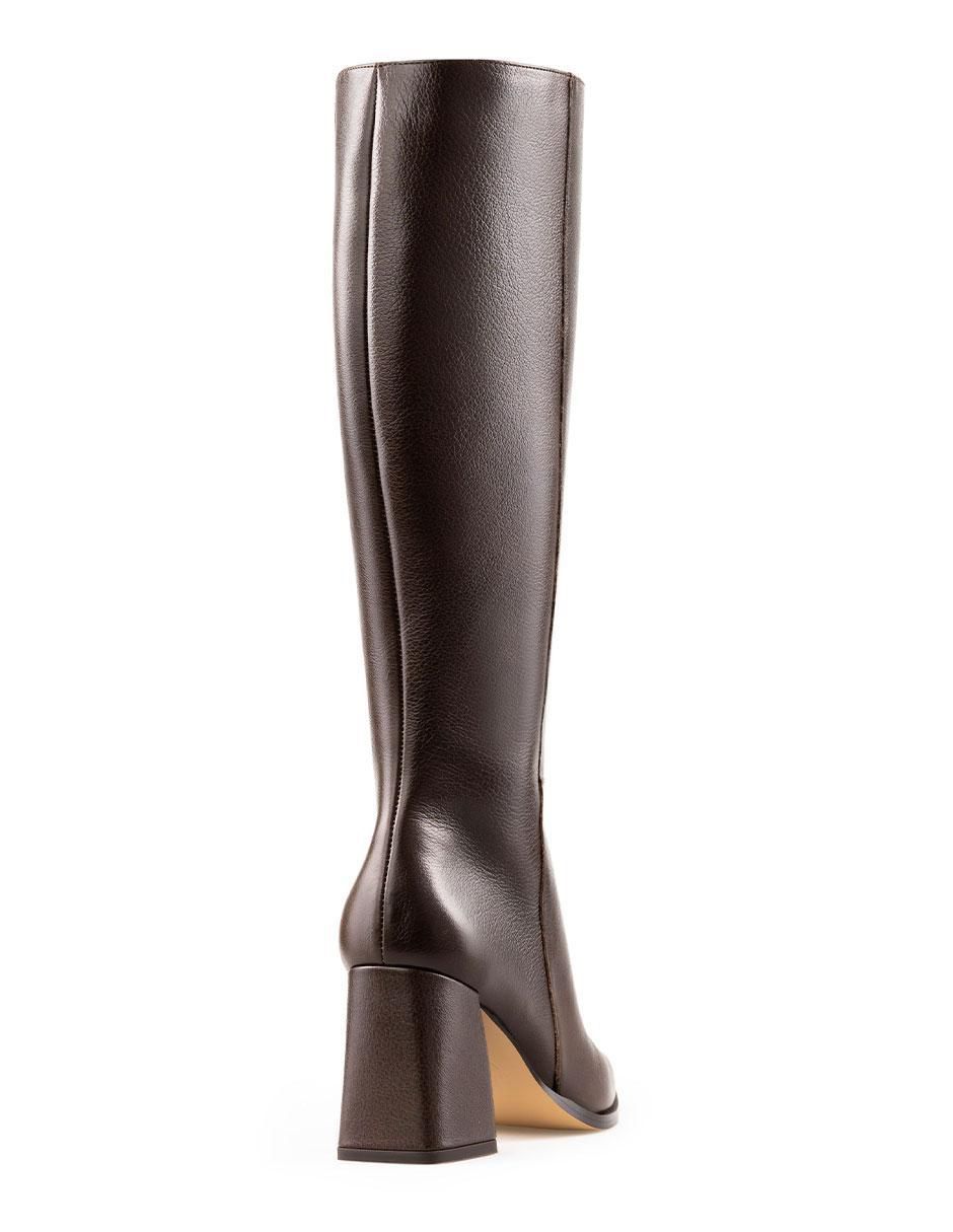 Bota a la rodilla de piel para mujer 6