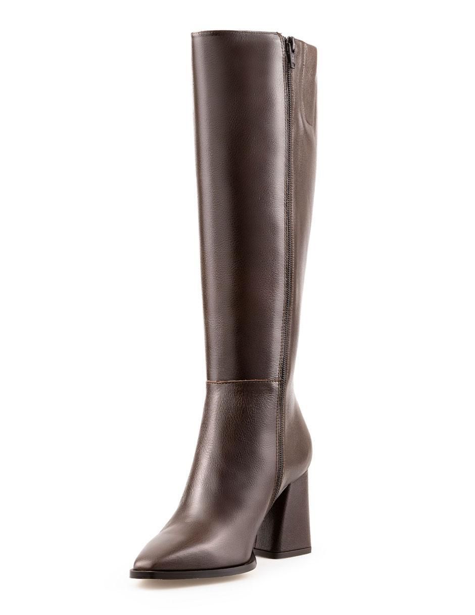 Bota a la rodilla de piel para mujer 7