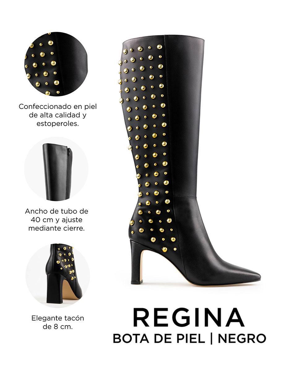 Bota a la rodilla de piel para mujer 2