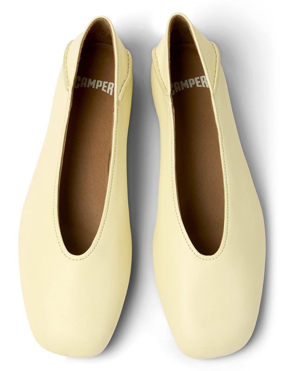 Balerina Casi Myra de piel para mujer