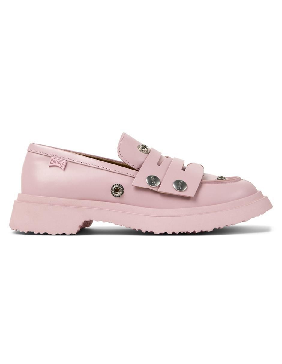 Mocasín de piel para mujer