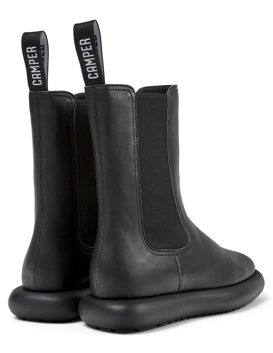 Bota arriba del tobillo Onda de piel para mujer 2